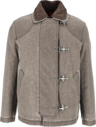 Fay 4 Ganci Dual Washed Archive - Heren - Jassen - Bruin - Maat: M Nylon