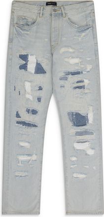 Purple Light Indigo Soma Straight Leg Jeans