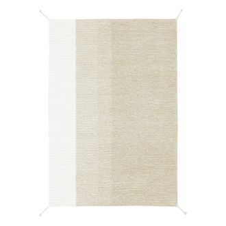 Lorena Canals Alfombra lavable de algod&oacute;n verde 120x160