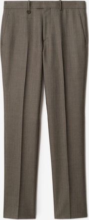 Burberry Sharkskin Wool Tailored Trousers