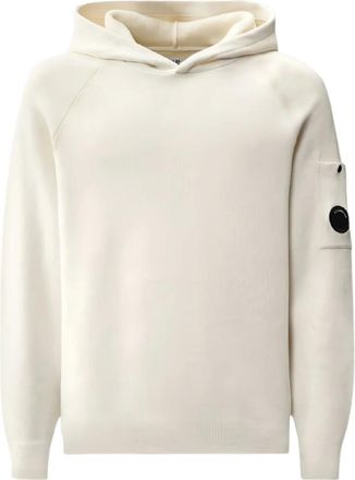 C.P. Company C.p. Company - Hooded Double Cotton Chenille - Heren - Sweatshirts & Hoodies - Wit - Maat: XL Katoen
