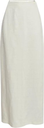 Jacquemus Gonna lunga Lamour con spacco - Toni neutri