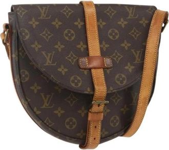 Louis Vuitton Pre-owned Canvas Cross Body Tas - Dames - Vintage Schoudertas - Bruin - ONE Size - Vintage