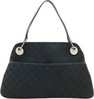 Gucci Pre-owned Shoulder Bags, female, Black, Size: ONE SIZE Pre-owned Vintage Shoulder Bag