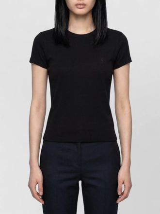 Saint Laurent slim-fit monogram short-sleeve t-shirt