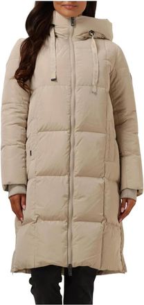 Mos Mosh Nova Square Down Coat - Dames - Dons jassen - Beige - 2XL - Polyester - Jassen