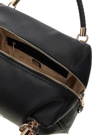 Guess Womens Satchel Bag Black Polyurethane - Satchel-Bags