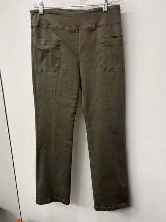 Elliott Lauren Womens Pull On Straight Pant In Mushroom