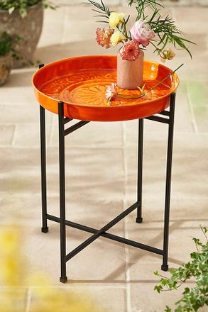 Terrain Tray Top Iron Side Table