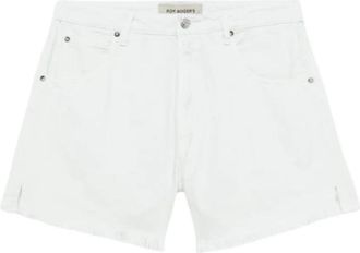 Roy Rogers Denim Shorts met Boyfriend Fit - Dames - Denim shorts - Wit - W29 - Denim - Korte Broeken
