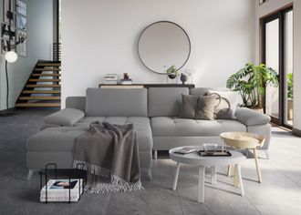 Sit&more Ecksofa »Latigo L-Form« mit Mega-Recamiere, wahlweise mit Bettfunktion und Bettkasten