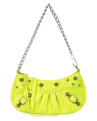 Balenciaga Mini Le Cagole Leather Bag With Chain