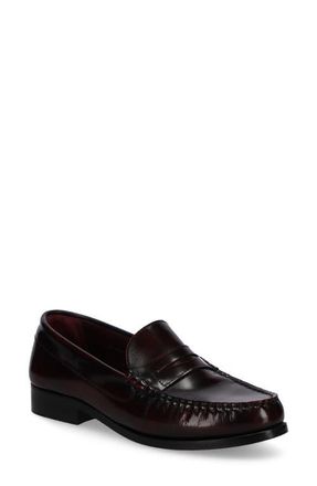 Alohas Rivet Leather Loafer in Brushed Burgundy at Nordstrom, Size 11-11.5Us
