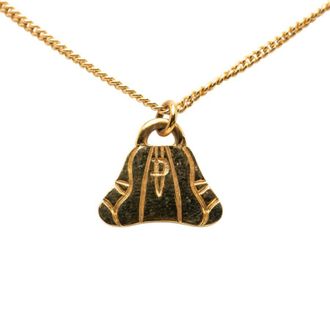 Dior Pre-owned Dior Gold Plated Bag Pendant Necklace Ladies 48LTRD5ZBCLZRI6O