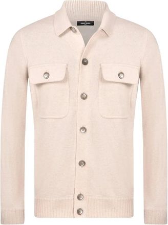 La Fileria Camicia in Cashmere - - Knitwear - Uomo - Beige - XL