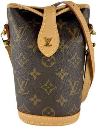 Louis Vuitton Pre-owned Bucket Bags, female, Brown, Size: ONE SIZE Pre-owned Bucket Bag