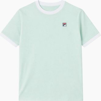 Fila Mens Fila Marconi T-Shirt Surf Spray/White - Green - Size: 40