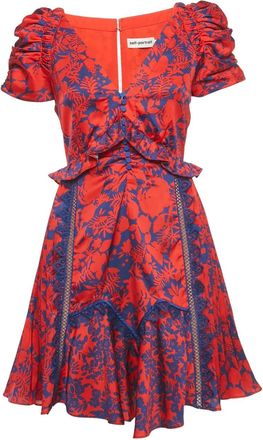 Self Portrait Abito corto - Rosso
