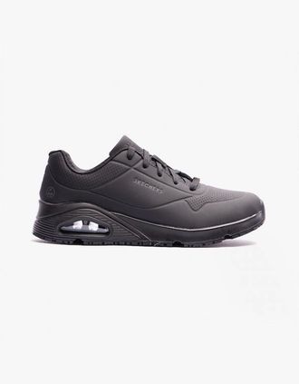 Skechers Womens Skechers Work 108021EC UNO SR Womens Occupational Trainers Black - Size: 7