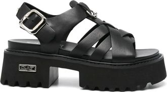 Cult Sandalen met plateauzool - Zwart