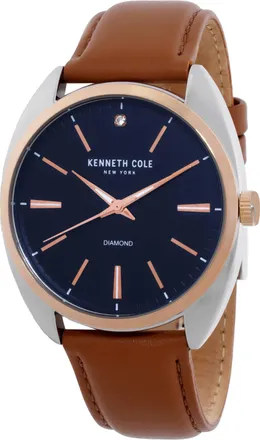 Kenneth Cole Diamond Quartz Blue Dial Mens Watch KCWGA7002902