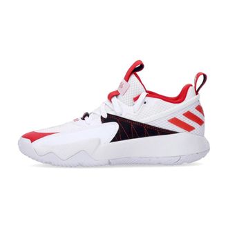 adidas Gecertificeerde Basketbalschoen Wolk Rood/Grijs - Heren - Fitnessschoenen - Veelkleurig - 40 2/3 EU - Wol - Fitness