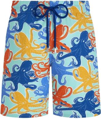 Vilebrequin Long Stretch Zwemshorts Octopussy - Heren - Strandmode - Veelkleurig - 3XL - Badmode