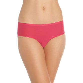 Chantelle Soft Stretch Seamless Hipster Panties in Fluor Pink at Nordstrom
