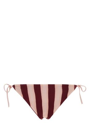 Fendi Striped Lycra Bikini Bottom - Pink