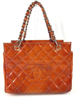 Chanel Pink Quilting Handbag Shoulder Bag Tote Bag (Pre-Owned)