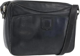 Celine Pre-owned Vintage Schoudertas - Dames - Vintage Schoudertas - Blauw - ONE Size - Leer - Vintage