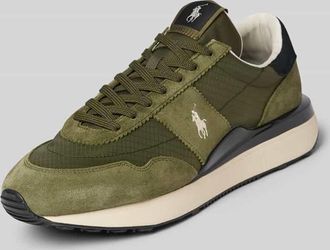 Polo Ralph Lauren Sneaker mit Schnürverschluss in Oliv, Größe 40