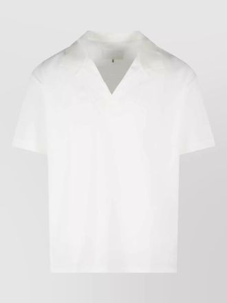 Maison Margiela cotton polo shirt short sleeves collar