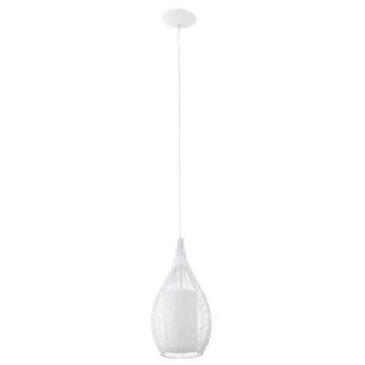 Eglo Eglo Razoni E27 L&aacute;mpara Colgante Blanco Moderno Escandinavo