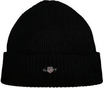 GANT Berretto in misto cotone con logo - Nero