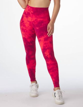 Glyder High Waist Pure Legging In Cherry Tie-Dye