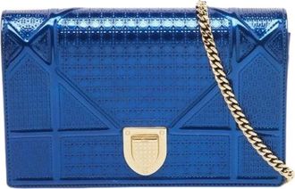 Dior Pre-owned Diorama Wallet - - Pre-owned - Donna - Blu - ONE SIZE