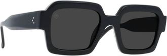Raen Optics Mens Mystiq Sunglasses In Recycled Black / Smoke Polarized