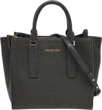 Michael Kors Tweedehands leren handtassen - Dames - Vintage Schoudertas - Zwart - ONE Size - Vintage