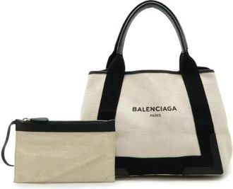 Balenciaga Pre-owned Handbags, female, Beige, Size: ONE SIZE Pre-owned Canvas balenciaga-bags