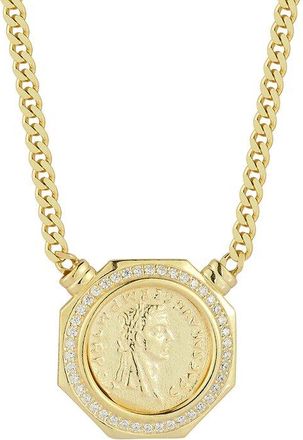 Sphera Milano 14K Gold Plated Cz Necklace