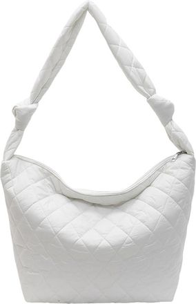 Generic Quilted Shoulder Bag Lightweight Puffer Hobo Bag Nylon Crossbody Bag Padding for Women Work Shopping Travel Winter Fall