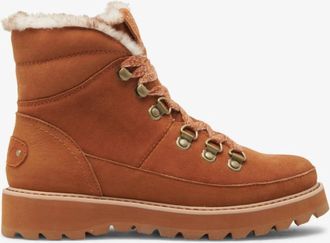 Roxy Womens Sadie Lace-Up Boots In Tan