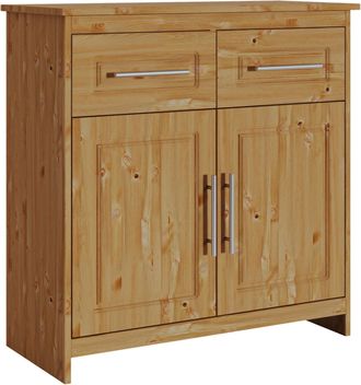 HOME AFFAIRE Schuhkommode »Lukas« Aus massiver Kiefer, dekorative Fräsungen