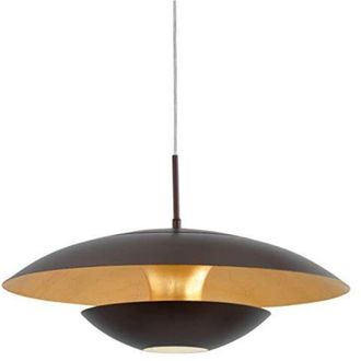 Eglo Lampadario A Sospensione Contemporaneo Nuvano Acciaio Marrone Oro 1 Luce E27