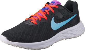 Nike DC3729-011 Revolution 6 Next Nature Sneaker Female Black/Baltic Blue-Bright Crimson UK 6.5