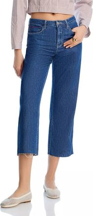 L'agence Wanda High Rise Cropped Straight Jeans In Spokane