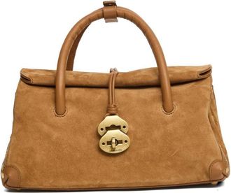 Zanellato Brown Dotta Small Satchel