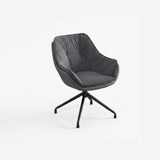 STILVORA Stilvora Sedia Da Ufficio Ergonomica Con Poggiapiedi E Supporto Lombare Ad Aria, Pelle, Nero