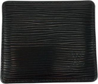 Louis Vuitton Pre-owned Wallets, male, Black, Size: ONE SIZE Pre-owned Porte Monnaie Boite Epi Coin Case